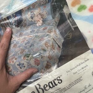 Care Bears Hearts Blue and Pink Bedding Set